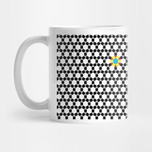 Black & White Tessellation Pattern Mug